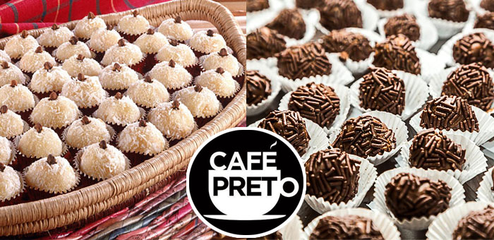 50 Doces Premium Sortidos! - Café Preto