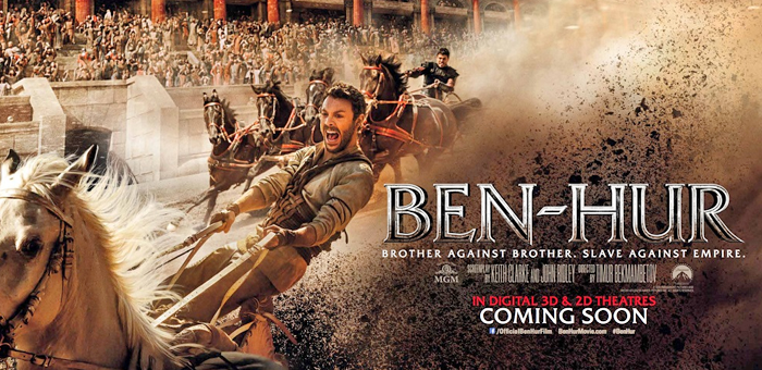 Ingresso para o Filme Ben-Hur 3D - Cine Santa Cruz